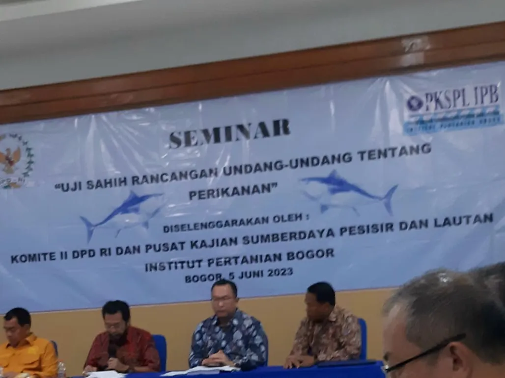 Seminar uji sahih rancangan undang-undang perikanan, Bogor 2023